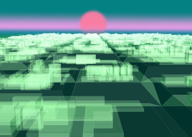 数字扩展，计算机技术和虚拟现实的概念图片下载