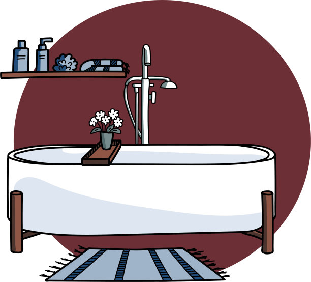 浴室内插图图片下载