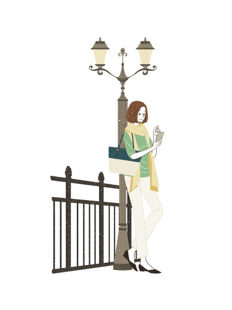 看智能手机的女人图片下载