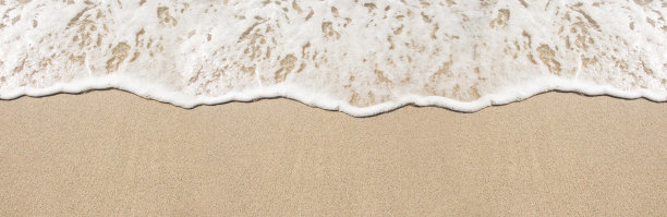 美丽的旅游概念横幅。沙滩和大海。旅游，海景，夏季，度假概念。放置你的设计。年度最佳。图片下载