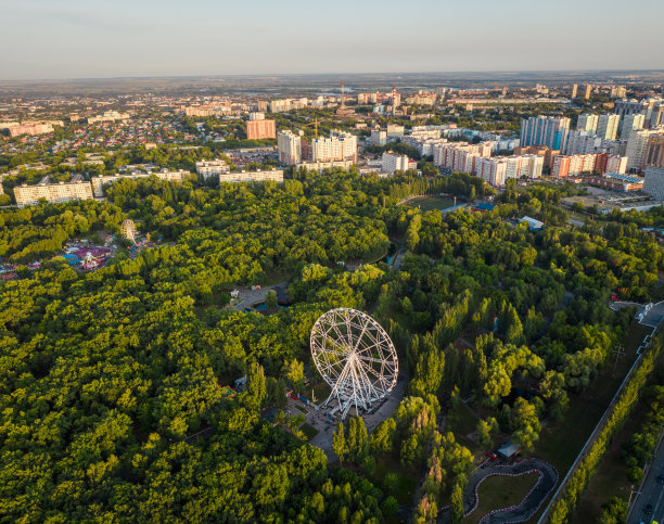 空中城市视图图片下载