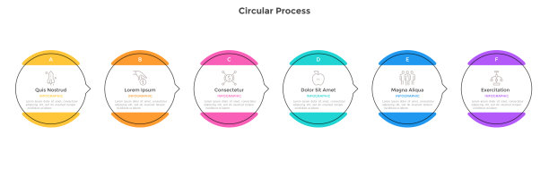 现代信息图矢量模板图片下载