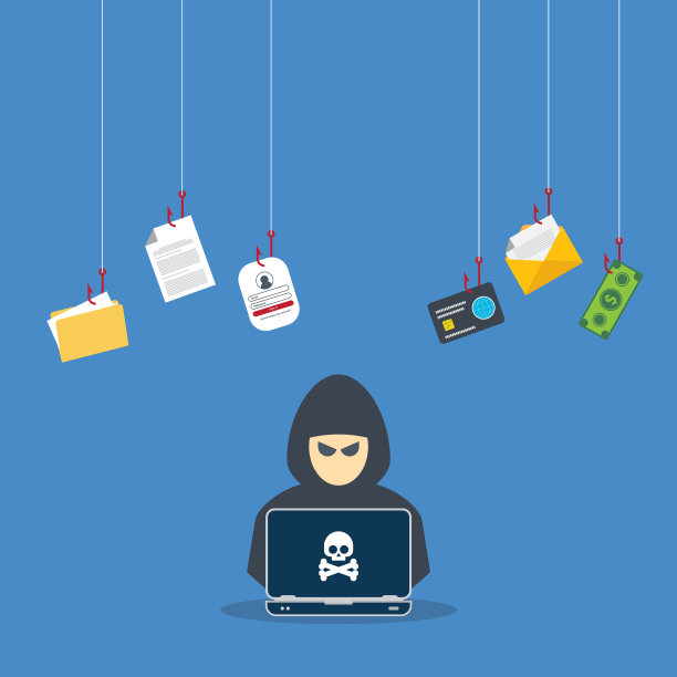 黑客用笔记本电脑窃取机密数据、个人信息和信用卡详情。黑客的概念。图片下载