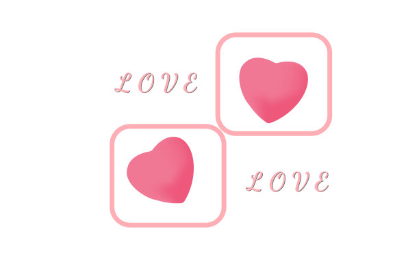 情人节的日子。心在白色的背景，矢量和插图。可爱的爱销售横幅或贺卡图片下载