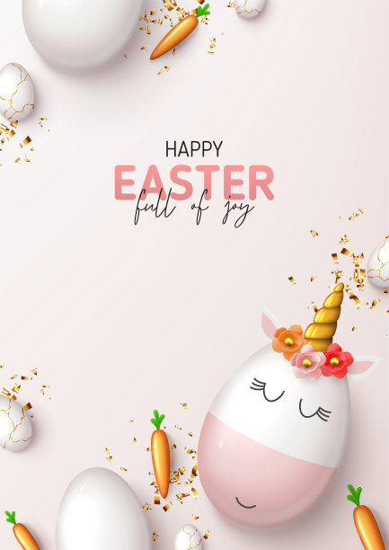 复活节快乐海报图片下载