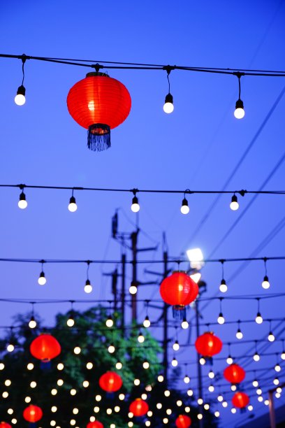 中国新年花灯图片下载