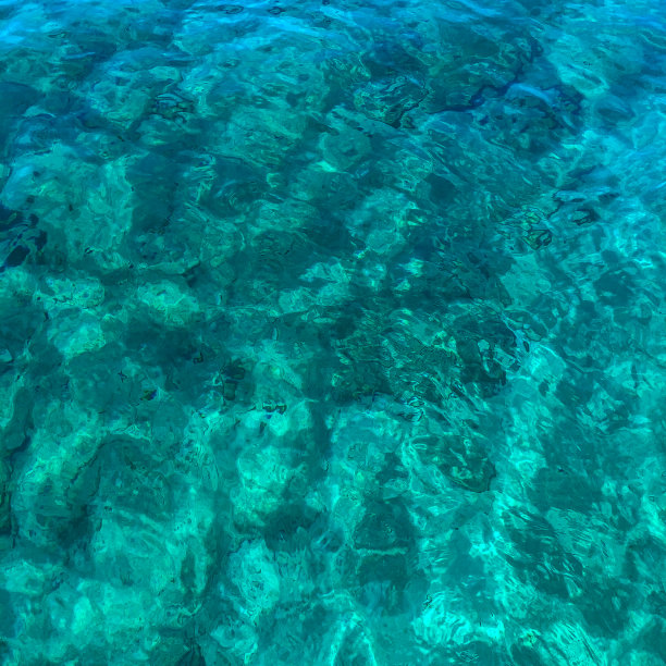 闪亮的蓝色水波纹的背景图片下载