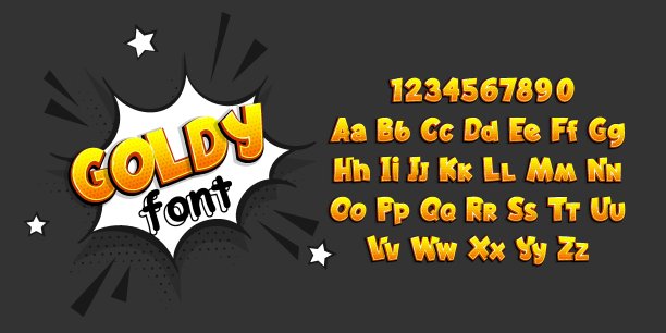 漫画书流行艺术超级英雄字体图片下载