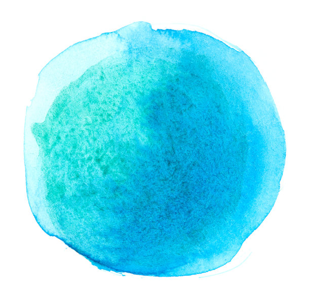 圆水彩中风图片下载