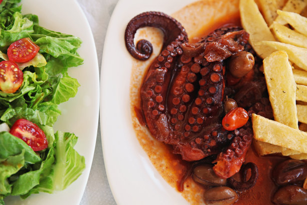 美味的海鲜菜单图片下载