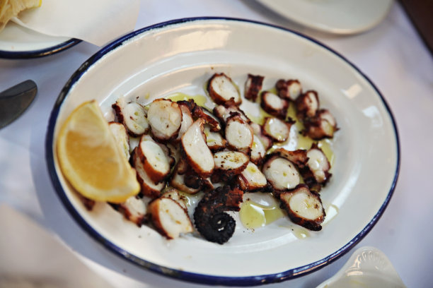 美味的海鲜菜单图片下载