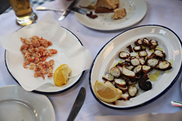 美味的海鲜菜单图片下载