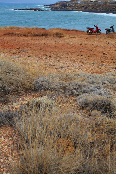 暴风雨的海岸,希腊图片下载