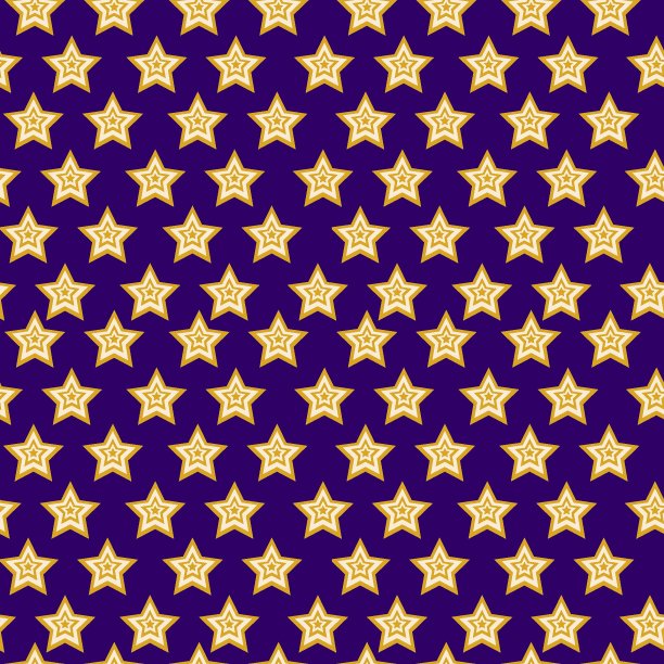 规则星夜无缝模式向量图片下载