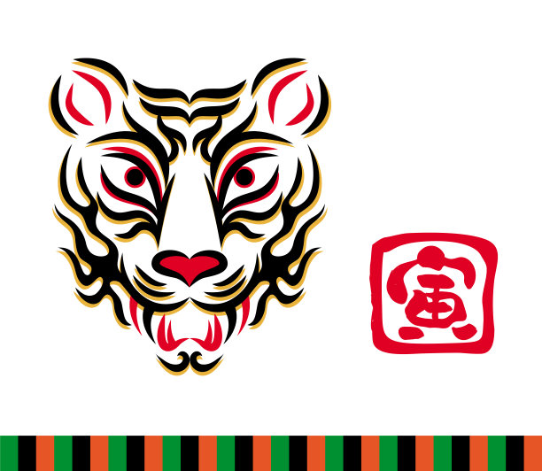 虎脸设计日本传统表演艺术歌舞伎舞台化妆Kumadori插图矢量虎脸设计日本传统表演艺术歌舞伎舞台化妆Kumadori插图矢量“Tora”是日本汉字意思是“老虎”图片下载