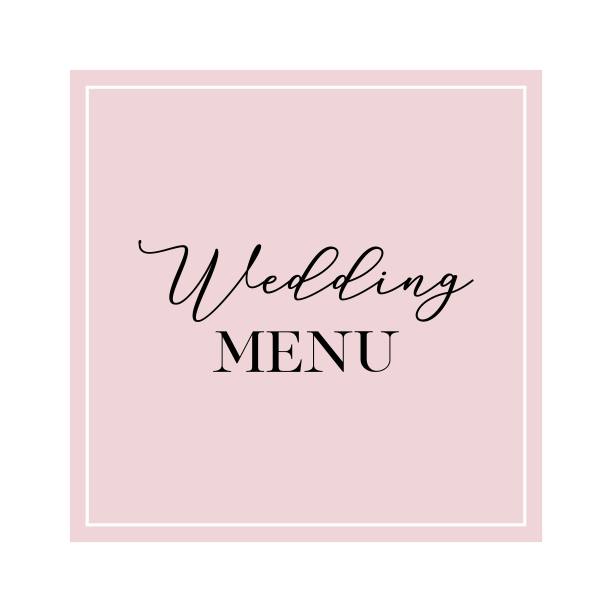 婚礼菜单报价图片下载