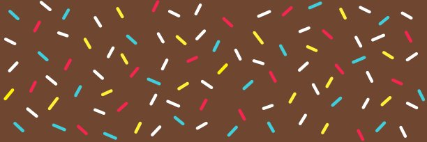 背景与甜甜圈釉。装饰明亮洒水纹理图案设计图片下载