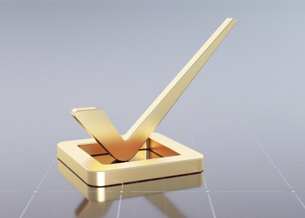 黄金复选标记图片下载