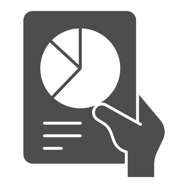 有图表在手的文件固体图标，饮食概念，药物图表标志的白色背景，饮食平衡图表图标的字形风格的移动概念和网页设计。矢量图形。图片下载