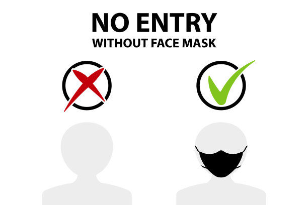 面罩保护信息图表。医疗保健模板可以使用布局、图表或图形。图片下载