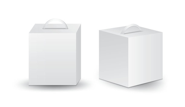 白色包装盒矢量，包装设计，3d盒，产品设计，模型盒设计，化妆品或医疗的现实包装，食品包装，纸盒。图片下载