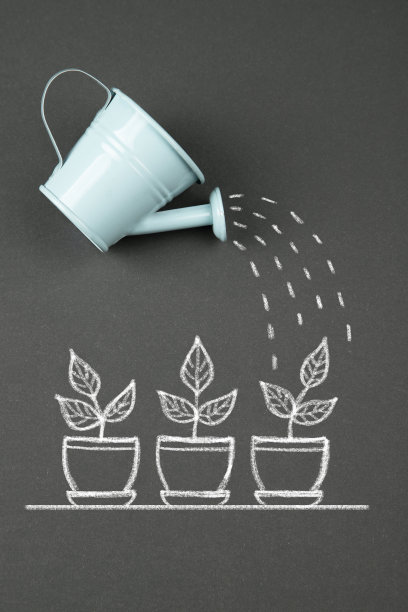 喷壶和花图片下载