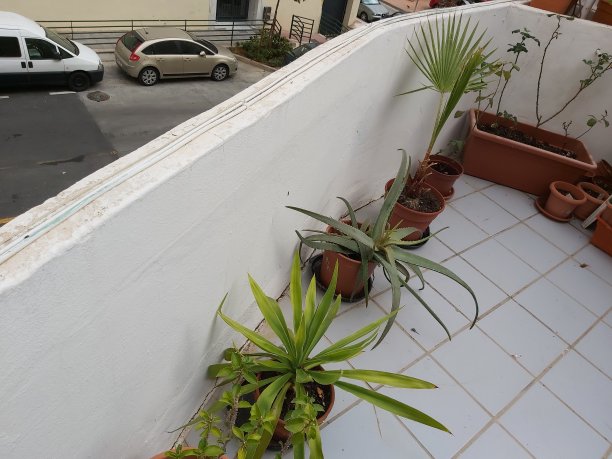 由于恶劣的天气和多年的积累，室外露台充满了深和浅的裂缝。退化的土壤，开裂的土壤，断裂，缝隙，裂缝。图片下载