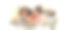 抽象彩色的小女孩阅读平板智能在卧室上水彩插画的背景。图片下载