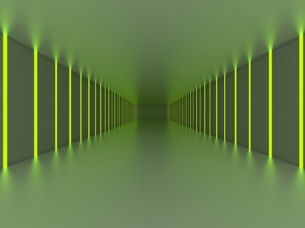 空洞照明隧道图片下载