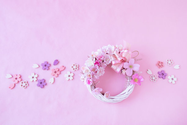 樱花花环和樱花图片下载