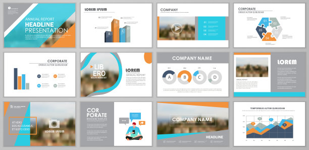Сorporate幻灯片模板图片下载