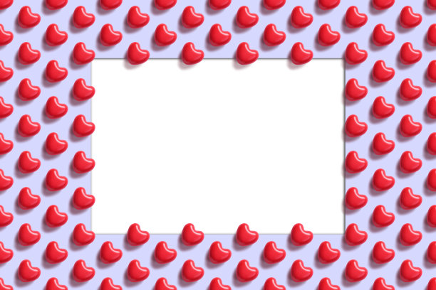 无缝模式与红色听到蓝色背景与空白的地方为文本。图片下载