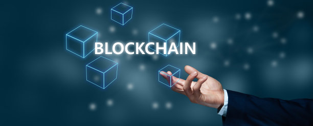 有人在触摸屏幕上的区块链图片下载