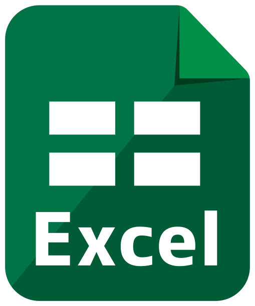 Excel图标 | 主要文件格式矢量图标插图（彩色版）图片下载