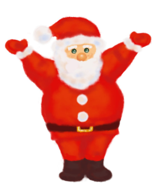 圣诞老人举起他的手图片下载