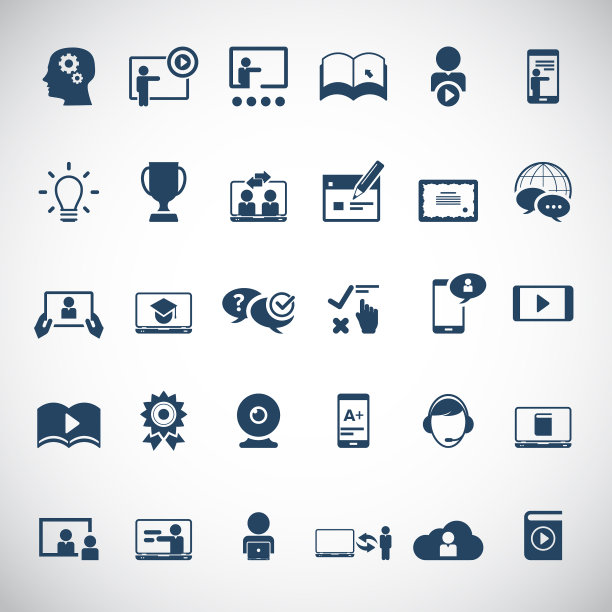 电子学习图标图片下载