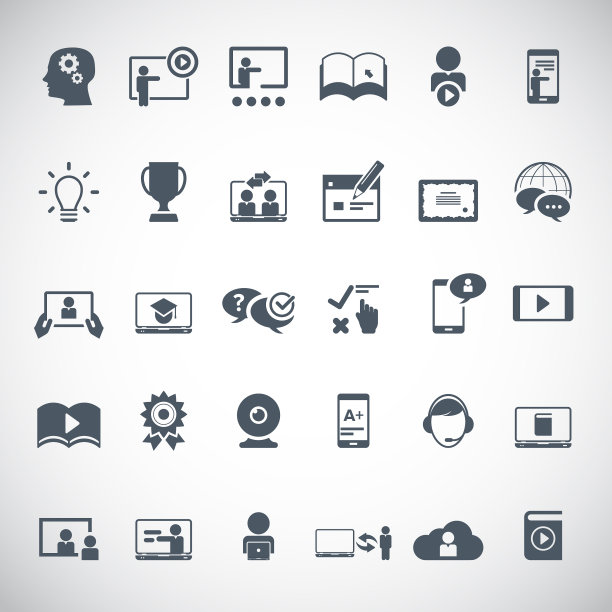 电子学习图标图片下载