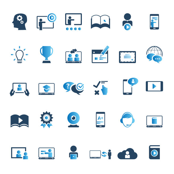 电子学习图标图片下载