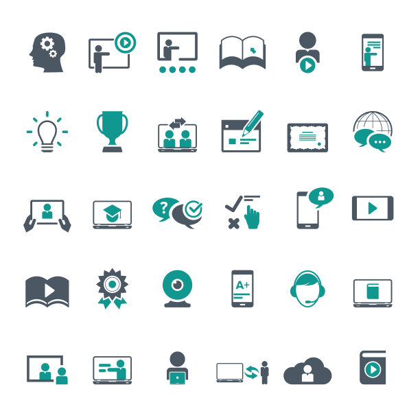 电子学习图标图片下载