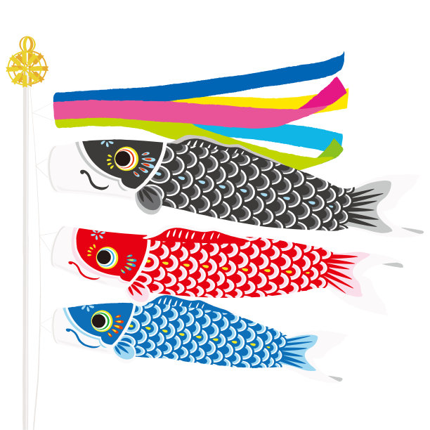 鲤鱼等浮电缆图片下载