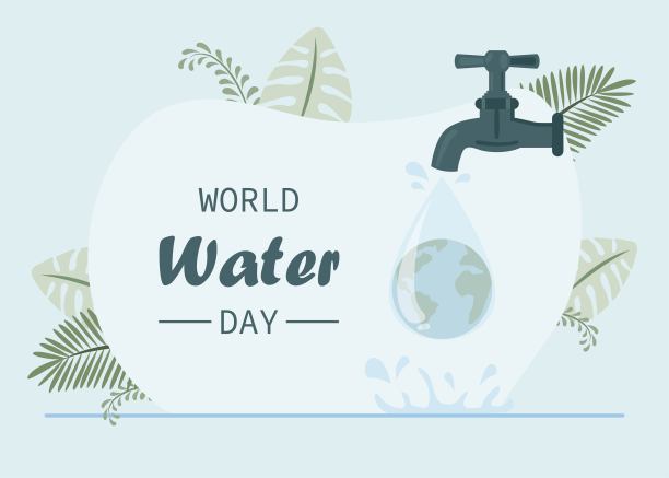 世界水日概念插图图片下载