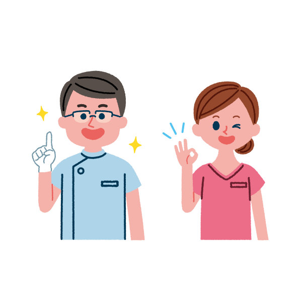 牙科医生和牙科助手的插图材料图片下载