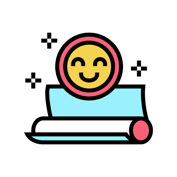 纺织辊彩色图标矢量插图图片下载