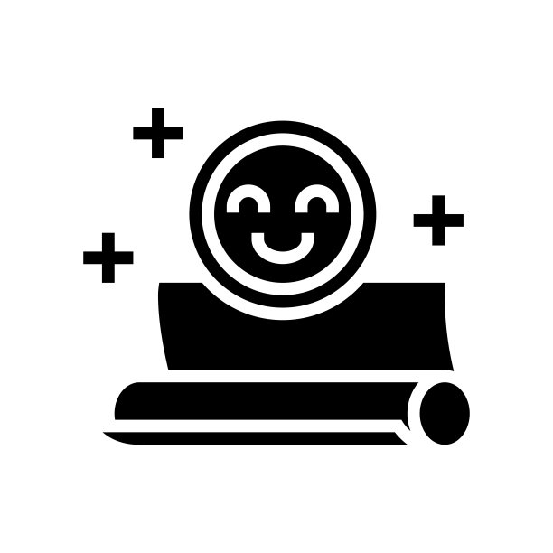 纺织辊字形图标矢量插图图片下载