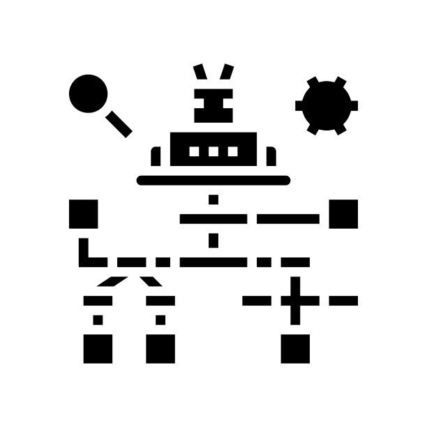 调试，研究和修复符号图标矢量插图图片下载