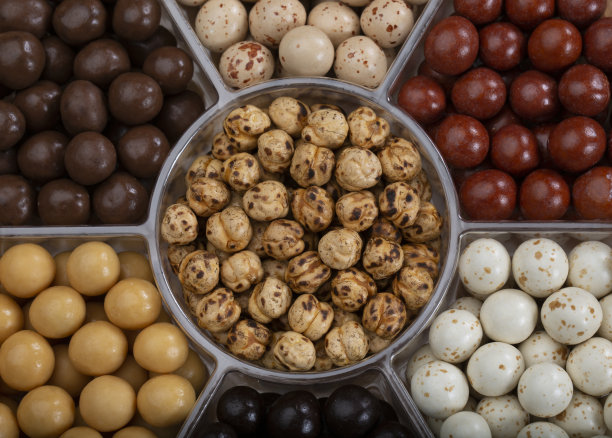 健康烤调味鹰嘴豆(Leblebi)图片下载