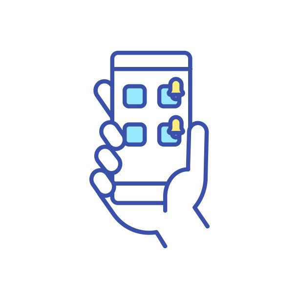 智能手机通知RGB颜色图标图片下载