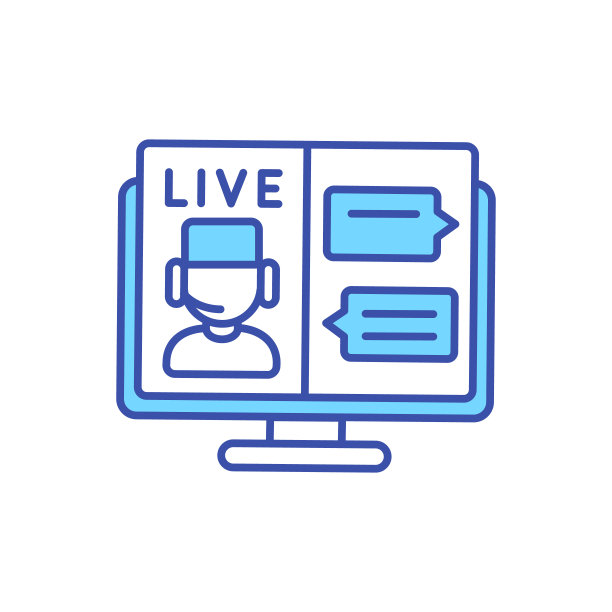 实时在线与医生聊天RGB颜色图标图片下载