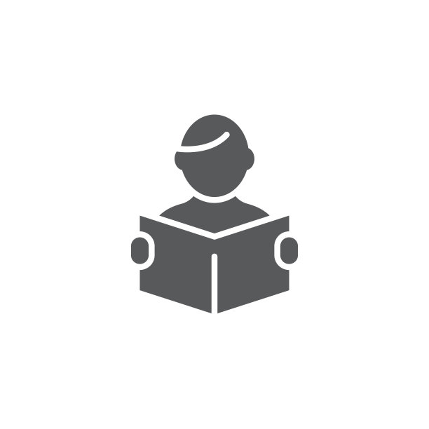 学习图标，彩色线条轮廓矢量标志，线性风格象形图图片下载
