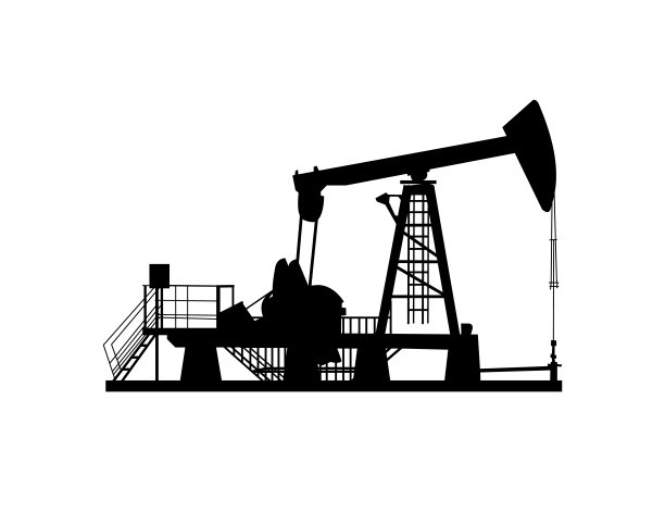 井架(泵千斤顶)。Petroleum-producing。向量图片下载
